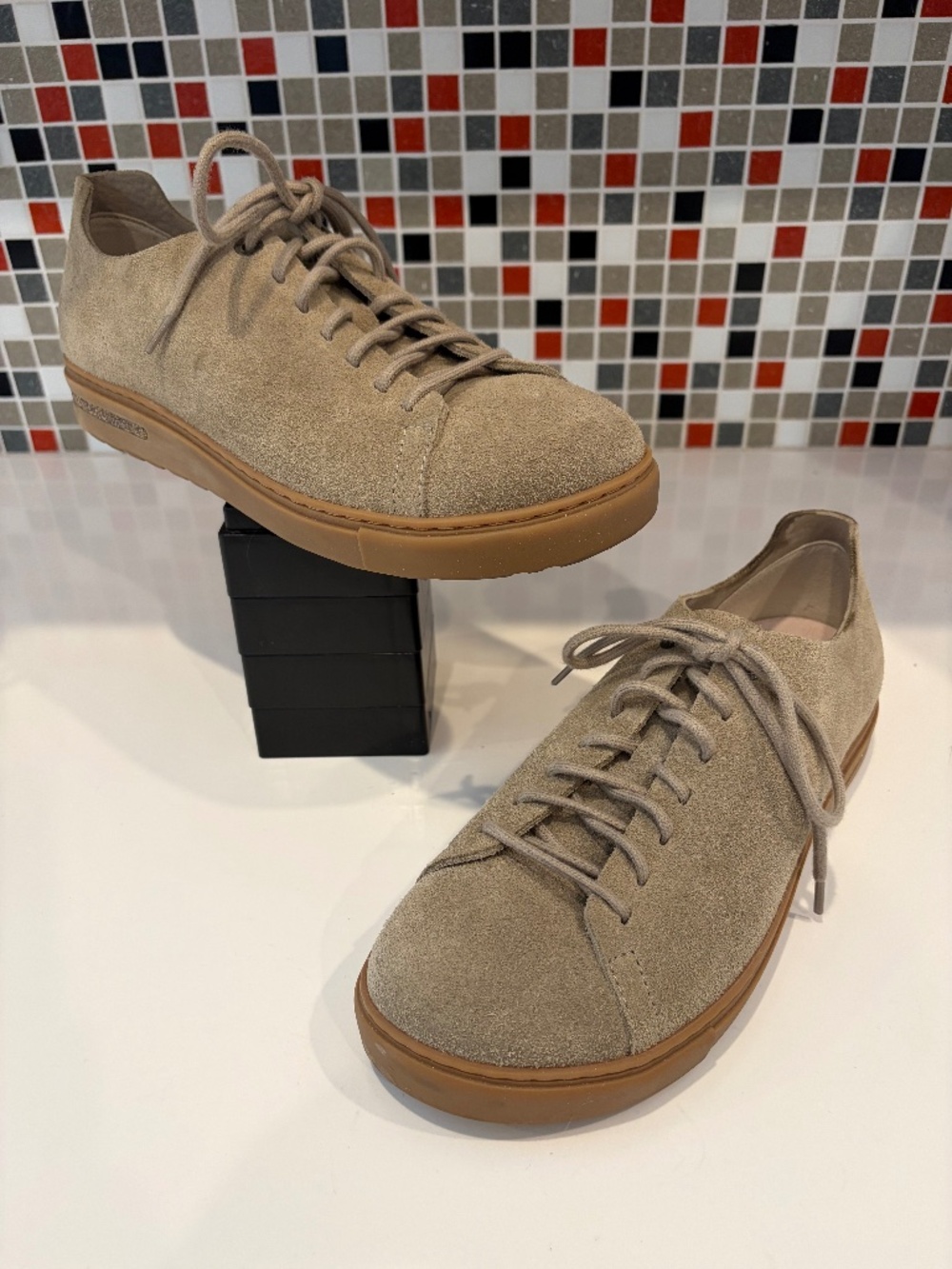 Birkenstock Bend Low Decon Nubuck Leather Gray Taupe - 40 EU (9 - 9.5 US)